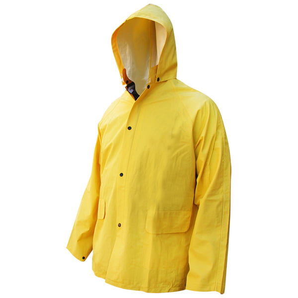 Bob Dale 95-1-601-M 3PC PVC Polyester Rain Suit Medium Yellow 